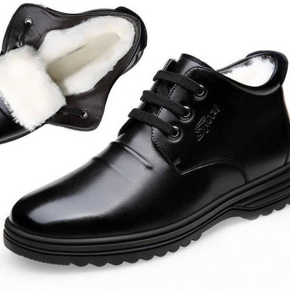 Chaussures chaudes en peluche et épaisses pour hommes